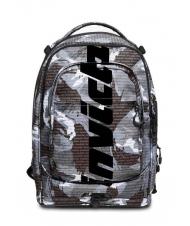 INVICTA NEW PLUG FANTASY Sac &agrave; dos Trolley avec chariot amovible logo camouflage noir - Sacs &agrave; dos &agrave; roulettes - 2