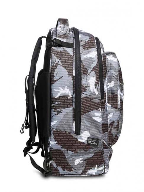 NEW PLUG FANTASY Sac &agrave; dos Trolley avec chariot amovible logo camouflage noir - Sacs &agrave; dos &agrave; roulettes