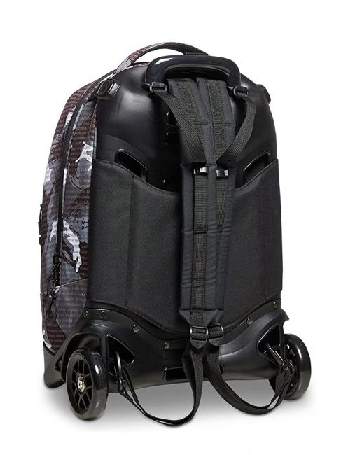 NEW PLUG FANTASY Sac &agrave; dos Trolley avec chariot amovible logo camouflage noir - Sacs &agrave; dos &agrave; roulettes