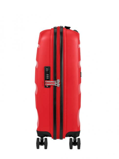 BON AIR DLX Chariot &agrave; bagages &agrave; main rouge magmatique - Valises cabine