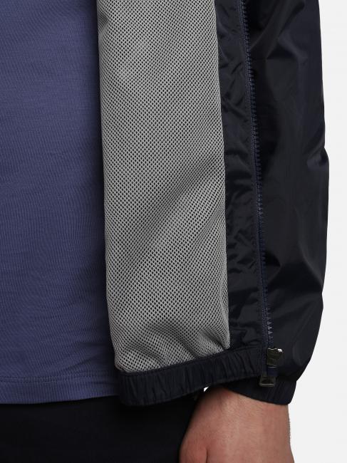 A-MORGEX veste &agrave; capuche Kway blu marine - Vestes pour hommes