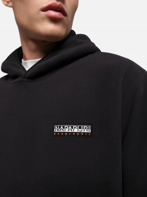 T-TRIENT H Sweat à capuche en micropolaire noir 041 - Pulls molletonnés