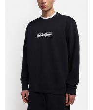 NAPAPIJRI B-BOX Sweat-shirt &agrave; col rond et logo - Pulls molletonn&eacute;s