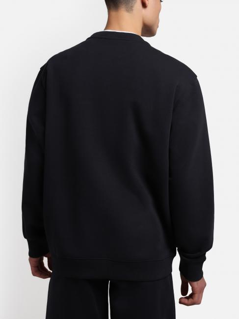 B-BOX Sweat-shirt &agrave; col rond et logo blu marine - Pulls molletonn&eacute;s
