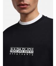NAPAPIJRI B-BOX Sweat-shirt &agrave; col rond et logo blu marine - Pulls molletonn&eacute;s - 4