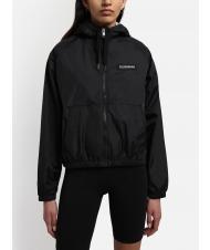 NAPAPIJRI A-MORGEX W Veste kway &agrave; capuche noir 041 - Vestes pour femmes - 2