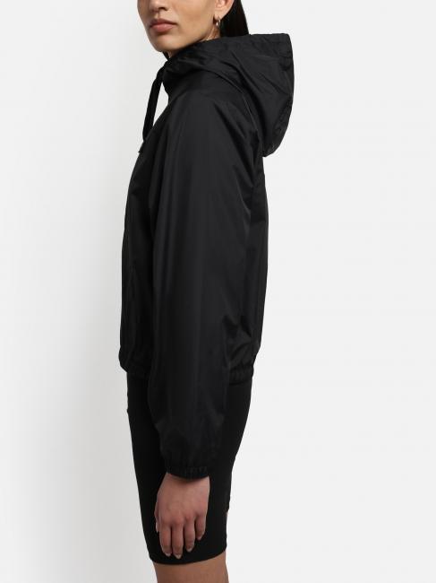 A-MORGEX W Veste kway &agrave; capuche noir 041 - Vestes pour femmes