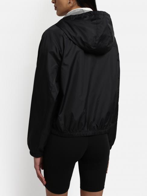 A-MORGEX W Veste kway &agrave; capuche noir 041 - Vestes pour femmes