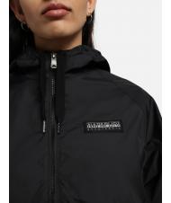 NAPAPIJRI A-MORGEX W Veste kway &agrave; capuche noir 041 - Vestes pour femmes - 5