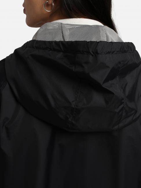 A-MORGEX W Veste kway &agrave; capuche noir 041 - Vestes pour femmes