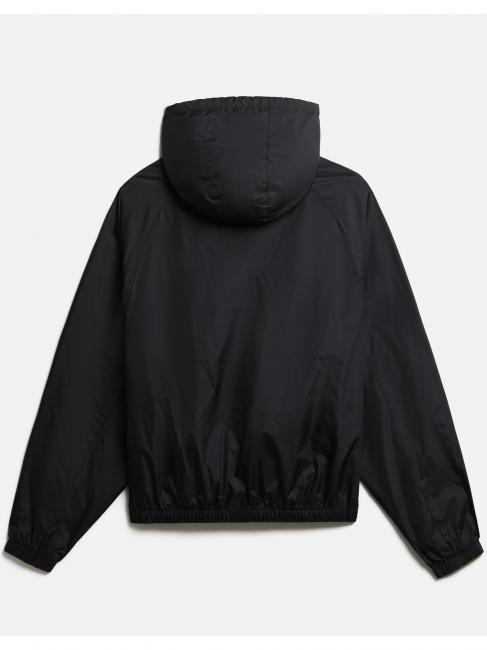 A-MORGEX W Veste kway &agrave; capuche noir 041 - Vestes pour femmes