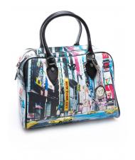 Sac à Main Femme YNOT Flagvintage - Taille Moyenne, Couleur Brésil, Cuir Mixte, Neuf Avec étiquettes