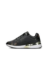 GUESS MOXEA Baskets Femme NOIR MARRON - Chaussures Femme - 3