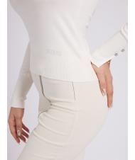 GUESS ELINOR Pull ras du cou cremwhi - Chandails pour femmes - 4