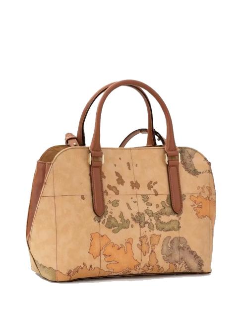 GEO CLASSIC Sac 3 poches avec bandoulière NATUREL - Sacs pour Femme