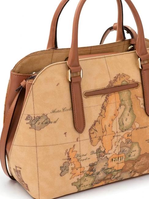 GEO CLASSIC Sac 3 poches avec bandoulière NATUREL - Sacs pour Femme