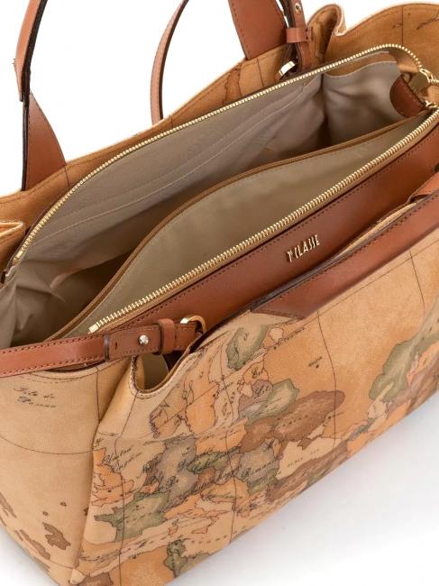 GEO CLASSIC Sac à main avec bandoulière NATUREL - Sacs pour Femme