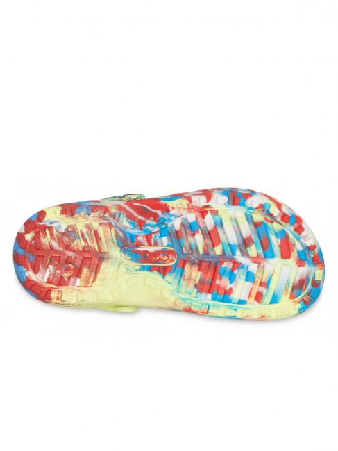 CLASSIC LINED MARBLED GLOG TODDLER Sabot rembourré soufre / multi - Chaussures de bébé