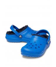 CROCS CLASSIC LINED CLOG TODDLER Sabot rembourré boulon bleu - Chaussures de bébé - 4
