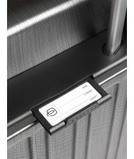 PIQUADRO PQ-LIGHT FAST-CHECK Chariot &agrave; bagages &agrave; main ner / cuo - Valises cabine - 5