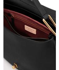 COCCINELLE MAGIE L Sac &agrave; bandouli&egrave;re en cuir avec bandouli&egrave;re Noir - Sacs pour Femme - 4