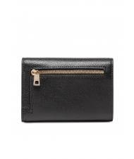 FURLA 1927 Portefeuille compact en cuir ares Noir - Portefeuilles Femme - 3