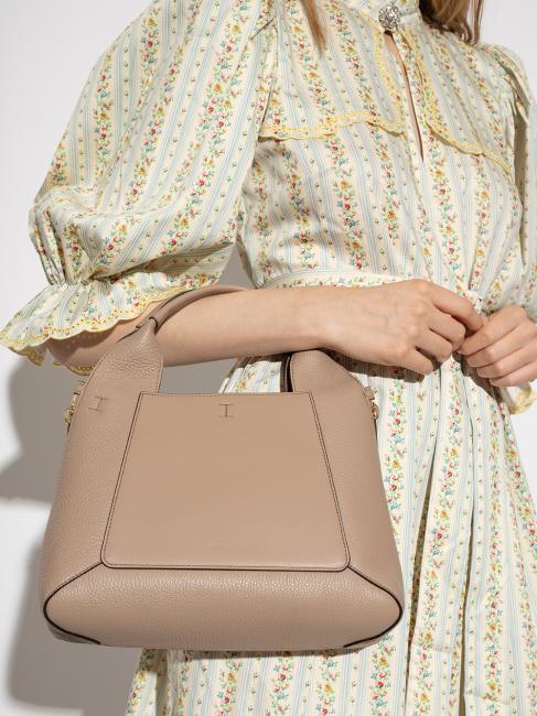 GILDA Cabas Roma et veau st eracle grège + sauge c - Sacs pour Femme