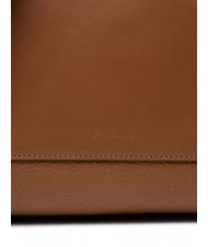 FURLA GILDA Cabas Roma et veau st eracle cognac / noir - Sacs pour Femme - 6