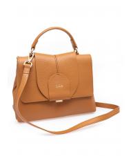 LESAC BORSETTA IN PELLE NAPPATA Avec bandouli&egrave;re amovible Naturel - Sacs pour Femme - 2