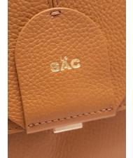 LESAC BORSETTA IN PELLE NAPPATA Avec bandouli&egrave;re amovible Naturel - Sacs pour Femme - 3