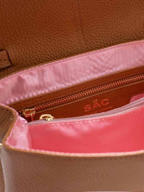 BORSETTA IN PELLE NAPPATA Avec bandouli&egrave;re amovible Naturel - Sacs pour Femme