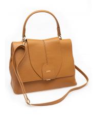 LESAC BORSA IN PELLE NAPPATA Avec bandouli&egrave;re amovible Naturel - Sacs pour Femme - 2