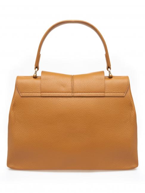 BORSA IN PELLE NAPPATA Avec bandouli&egrave;re amovible Naturel - Sacs pour Femme
