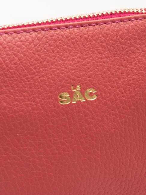 POCHETTE IN PELLE DOLLARO Avec manchette et bandouli&egrave;re amovible chewing-gum - Sacs pour Femme