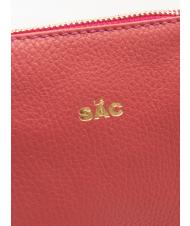LESAC POCHETTE IN PELLE DOLLARO Avec manchette et bandouli&egrave;re amovible chewing-gum - Sacs pour Femme - 3