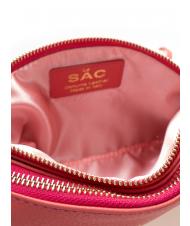 LESAC POCHETTE IN PELLE DOLLARO Avec manchette et bandouli&egrave;re amovible chewing-gum - Sacs pour Femme - 5