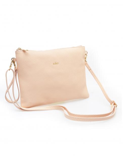 BORSA IN PELLE DOLLARO A la main, avec bandouli&egrave;re magnolia - Sacs pour Femme