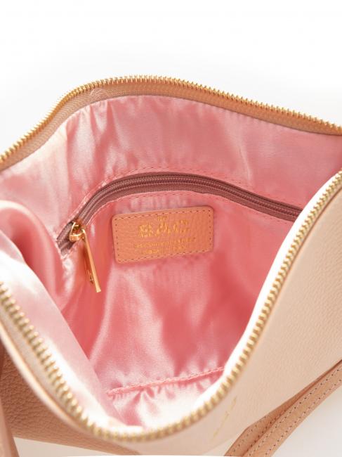 BORSA IN PELLE DOLLARO A la main, avec bandouli&egrave;re magnolia - Sacs pour Femme