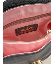 LESAC BORSA A TRACOLLA En cuir dollar le noir - Sacs pour Femme - 5
