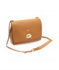 LESAC BORSA A TRACOLLA En cuir dollar Naturel - Sacs pour Femme - 2
