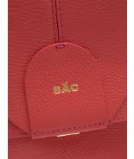 LESAC BORSETTA IN PELLE NAPPATA Avec bandouli&egrave;re amovible chewing-gum - Sacs pour Femme - 3