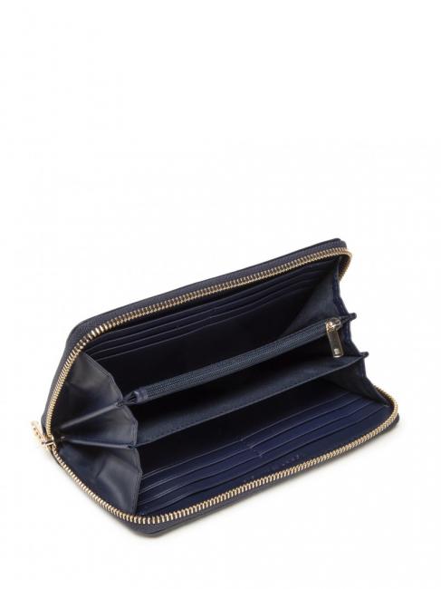 ICONIC TOMMY Portefeuille zipp&eacute; bleu de l'espace - Portefeuilles Femme