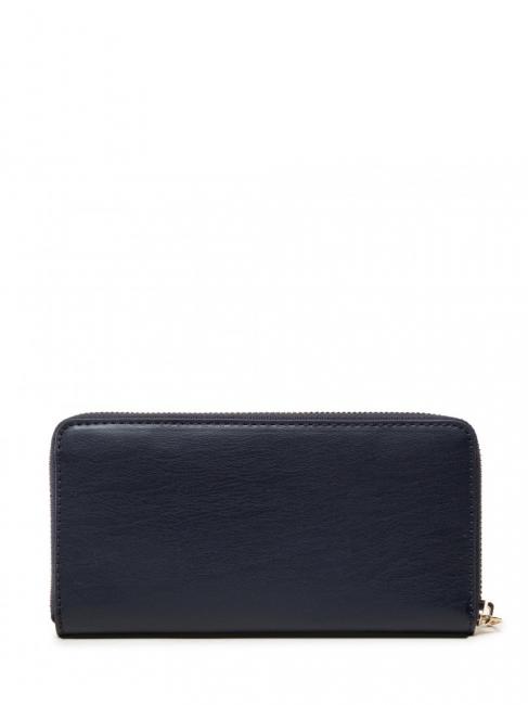 ICONIC TOMMY Portefeuille zipp&eacute; bleu de l'espace - Portefeuilles Femme
