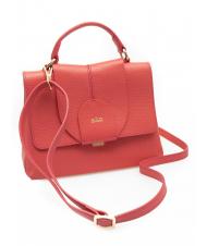 LESAC BORSETTA IN PELLE NAPPATA Avec bandouli&egrave;re amovible chewing-gum - Sacs pour Femme - 2