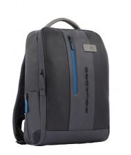 PIQUADRO Sac à dos URBAN, port PC 15,6 ", avec système antivol gris noir - Sacs à dos pour ordinateur portable - 2