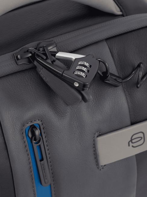 Sac à dos URBAN, port PC 15,6 ", avec système antivol gris noir - Sacs à dos pour ordinateur portable