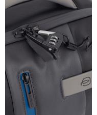 PIQUADRO Sac à dos URBAN, port PC 15,6 ", avec système antivol gris noir - Sacs à dos pour ordinateur portable - 4