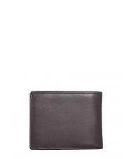 AERONAUTICA MILITARE TARGET Porte-feuille en cuire Noir - Portefeuilles Homme - 3