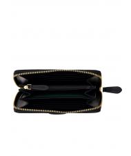 THE BRIDGE BICE Grand portefeuille en cuir black Gold - Portefeuilles Femme - 2