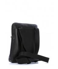 PIQUADRO PULSE Sac en cuir Noir - Sacs en Bandouli&egrave;res pour Homme - 3